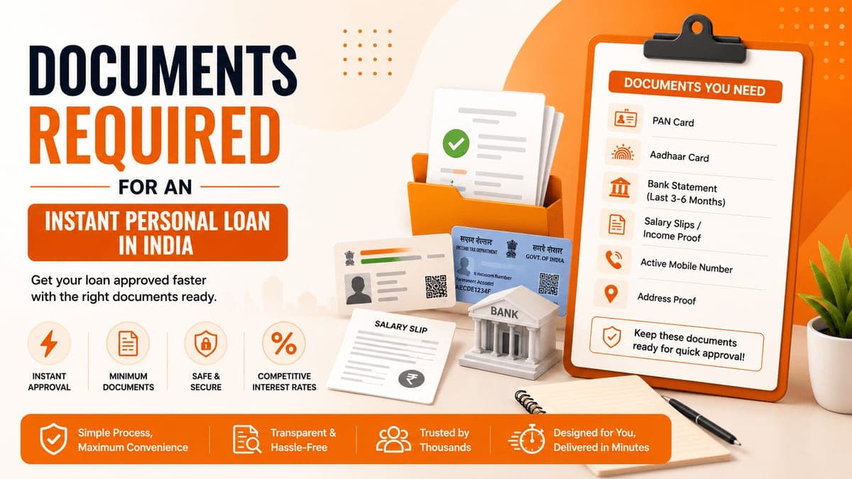 Documents Required for an Instant Personal Loan in India